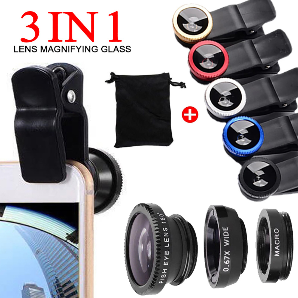 Fishing Camera - Objectif universel 3 en 1 pour