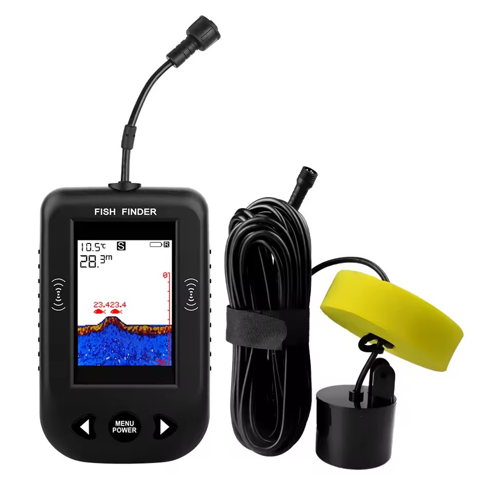 Fishing Depth Finder - Alarme 100M Sonar Portable détecteur de