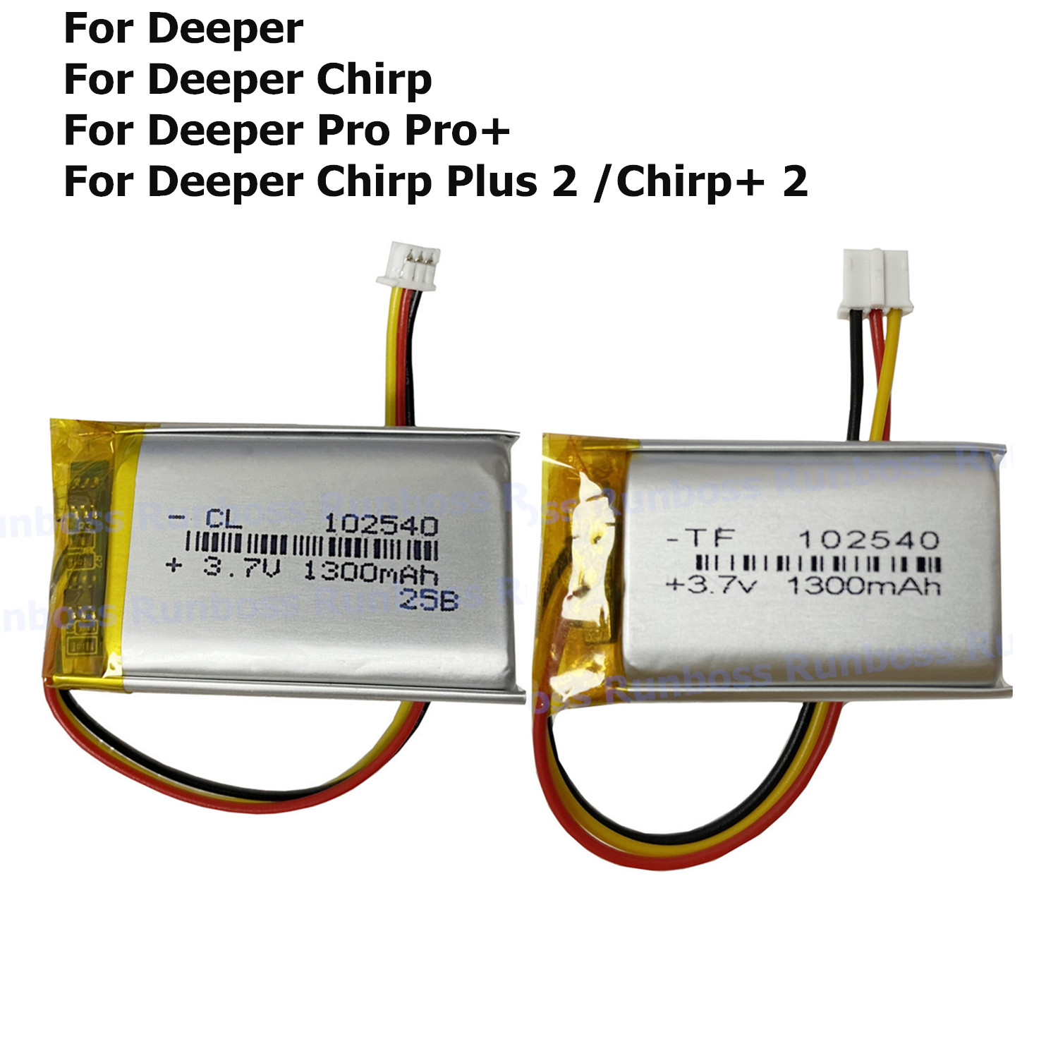 Fish Finder Gps - Nouveau Batterie 3.7V 1300mAh pour Deeper