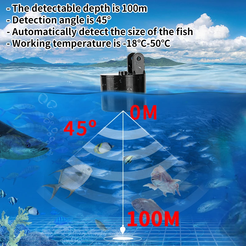 Alarme 100M Sonar Portable dét - Fishing Depth Finder avis et prix