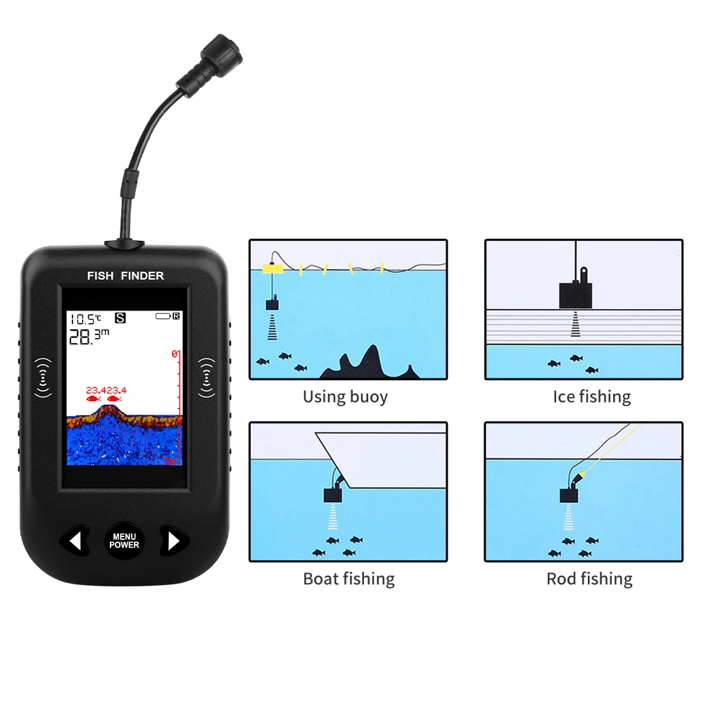 Alarme 100M Sonar Portable dét - Fishing Depth Finder avis et prix