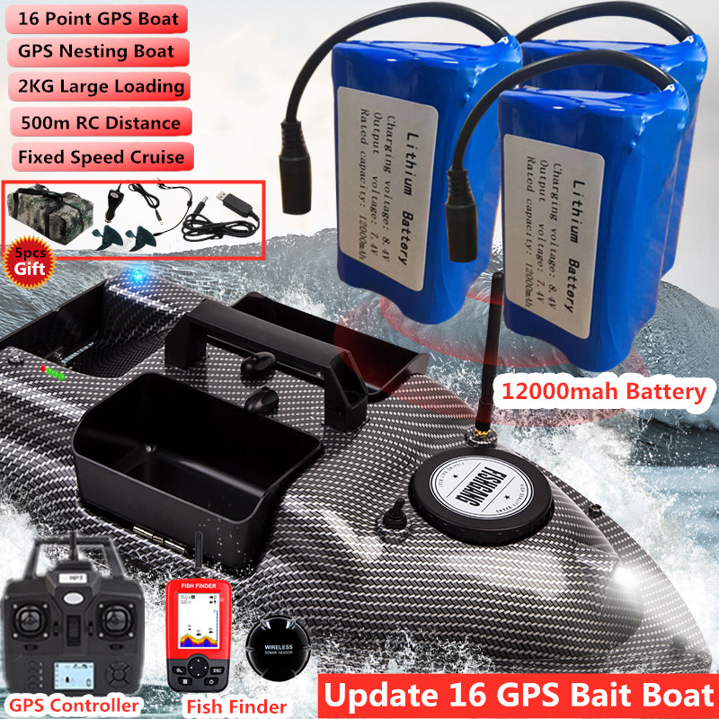 Bateau d'appât de pêche RC, cr - Fish Finder Gps avis et prix