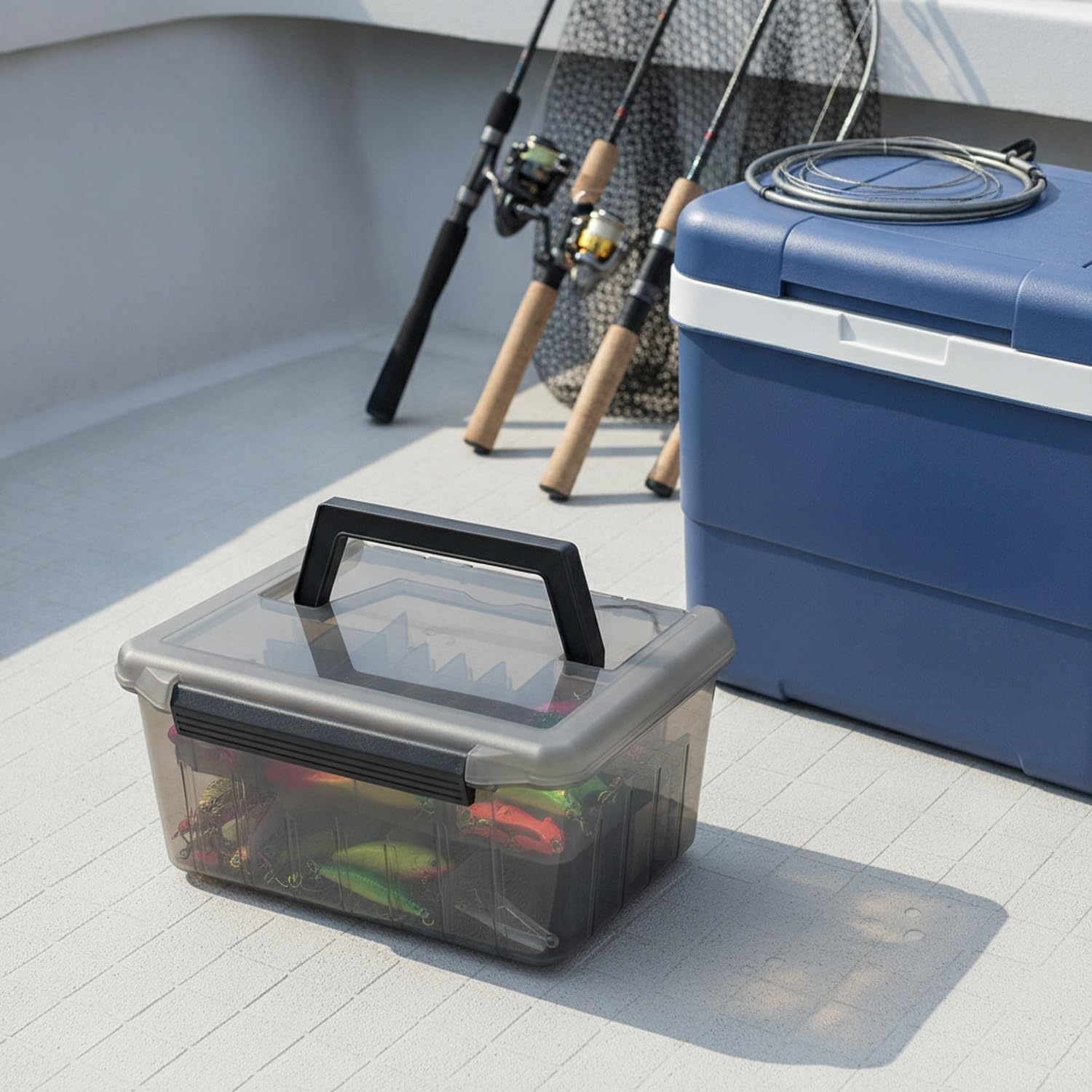 Boîte à matériel de pêche avec - Fish Finder Case avis et prix