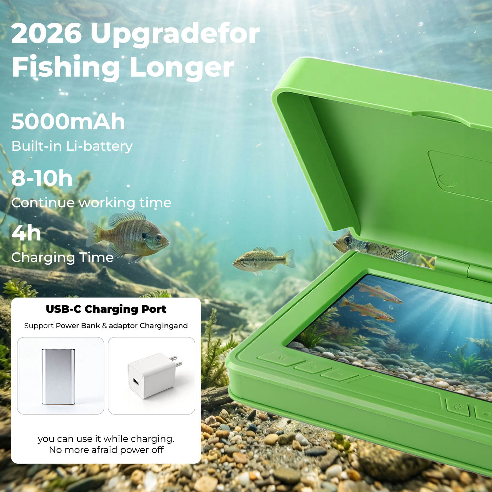 Caméra de pêche sous-marine po - Fish Finder Portable avis et prix