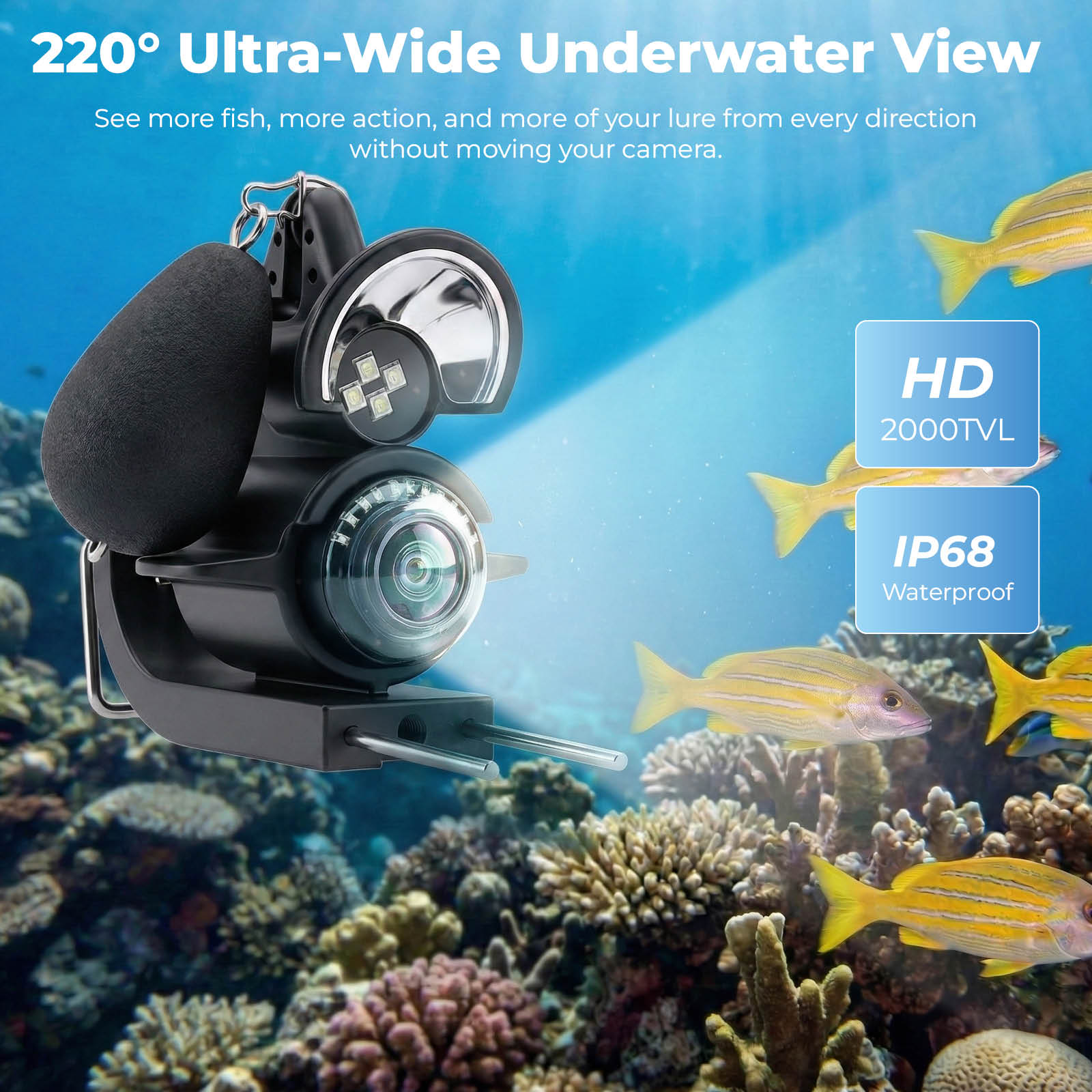 Caméra de pêche sous-marine po - Fish Finder Portable avis et prix
