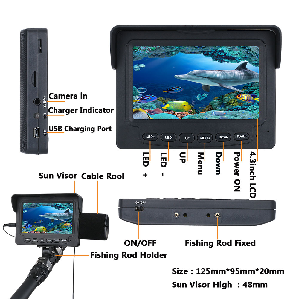 Caméra de pêche sous-marine 15 - Fish Finder Cable avis et prix