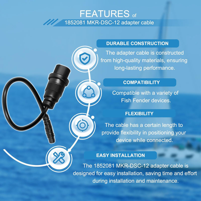 1852081 MKR-DSC-12 Câble adapt - Fish Finder avis et prix