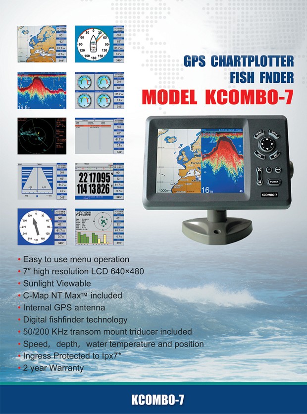 Kcombo-7 7 pouces ONWA GPS tra - Fishing Gps avis et prix