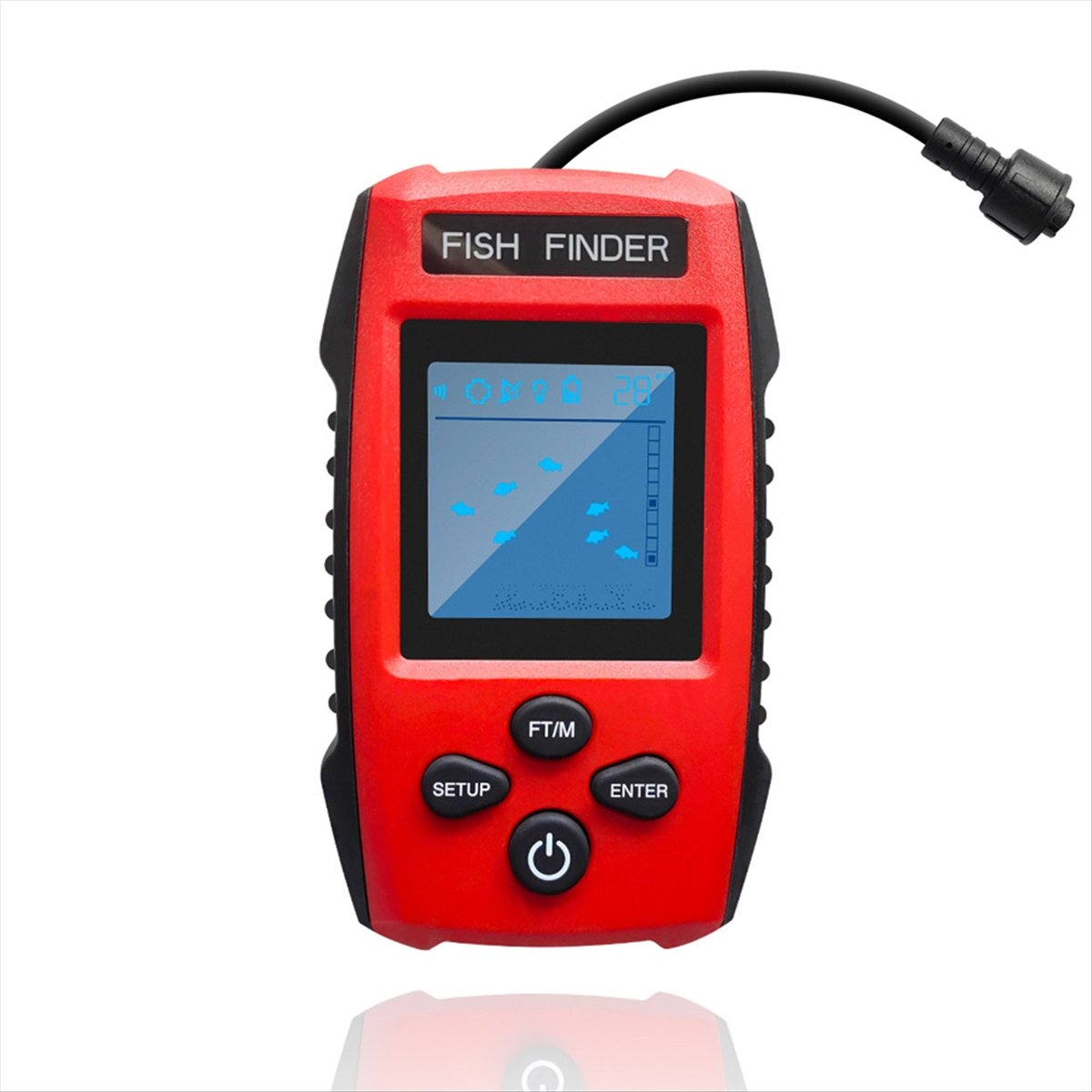 Détecteur de poisson LCD coule - Fish Finder Transducer avis et prix