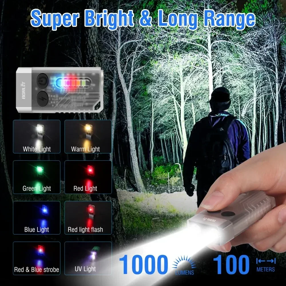 BORUiT V10 porte-clés UV LED E - Fishing Light avis et prix