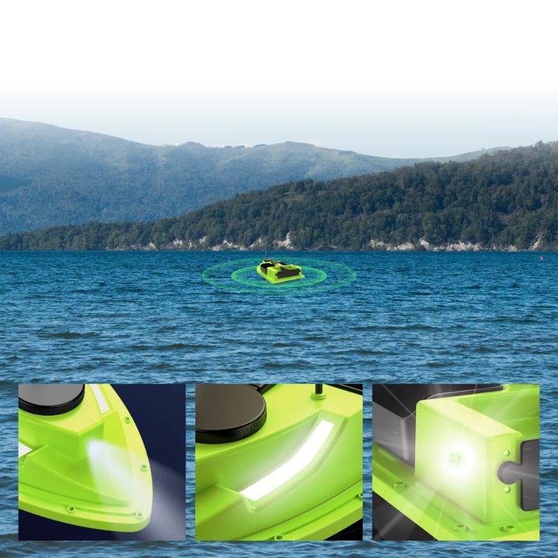 Bateau à appâts RC GPS D19, 60 - Fishing Gps avis et prix
