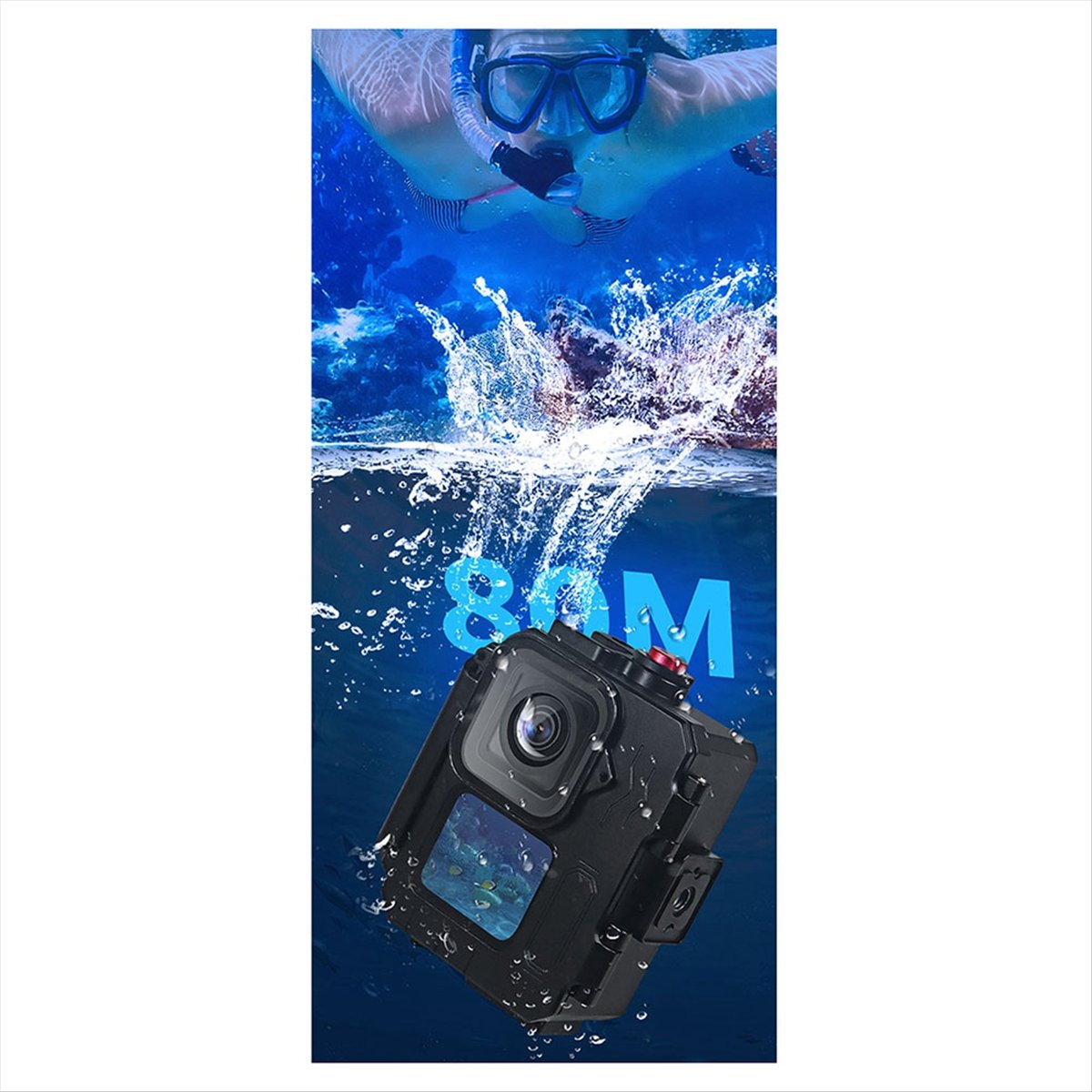 Étui étanche N05R 80M, cadre e - Underwater Camera avis et prix